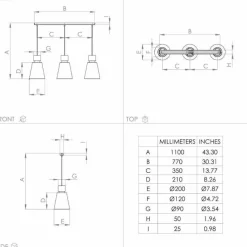 Lampes En Tissu-Luminaires Eglo Suspension Eglo AGLIENTINA Laiton, 3 lumières