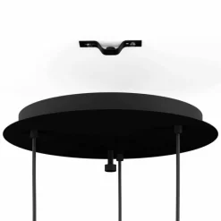 Suspension Verre Fumé-Luminaires Eglo Suspension Eglo AGUILARES Noir, 3 lumières