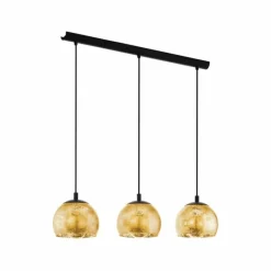 Luminaires Eglo Suspension EGLO ALBARACCIN Noir, 3 lumières