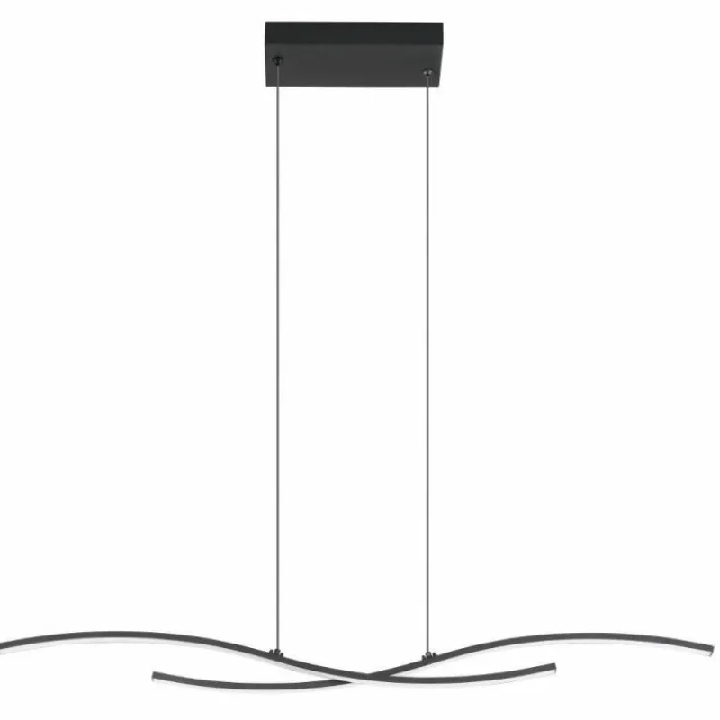 Luminaires Eglo Suspension Eglo ALBORAYA LED Noir, 1 lumière* Éclairage Led