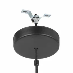 Style Boho-Chic-Luminaires Eglo Suspension Eglo ALDERNEY Noir, 1 lumière