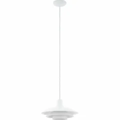 Luminaires Scandinaves-Luminaires Eglo Suspension Eglo ALMOZAR Blanc, 1 lumière