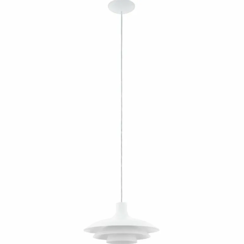 Luminaires Scandinaves-Luminaires Eglo Suspension Eglo ALMOZAR Blanc, 1 lumière
