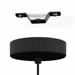 Suspension Verre Fumé-Luminaires Eglo Suspension Eglo ALOBRASE Laiton, Noir, 1 lumière