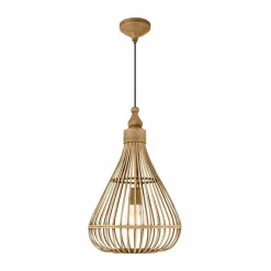 Lampe Turque-Luminaires Eglo Suspension Eglo AMSFIELD Brun, 1 lumière