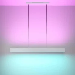 Luminaires Eglo Suspension Eglo ANDREAS-Z LED Gris, 2 lumières, Changeur de couleurs