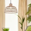 Style Boho-Chic-Luminaires Eglo Suspension Eglo AUSNBY Noir, 1 lumière