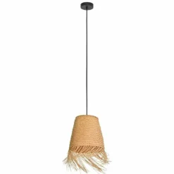 Style Boho-Chic-Luminaires Eglo Suspension Eglo AYCLIFFE Noir, 1 lumière