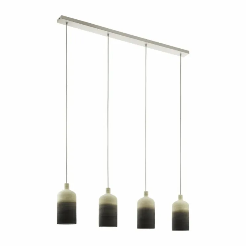 Luminaires Eglo Suspension Eglo AZBARREN Crème, 4 lumières* Suspensions
