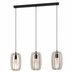 Luminaires Eglo Suspension Eglo BAJAZZARA Noir, 3 lumières* Suspensions