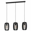 Luminaires Eglo Suspension Eglo BAJAZZARA Noir, 3 lumières* Suspensions