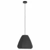 Lampes En Tissu-Luminaires Eglo Suspension Eglo BARLASTON Noir, 1 lumière