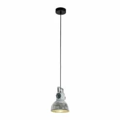 Lampes Vintages & Rétros-Luminaires Eglo Suspension Eglo BARNSTAPLE Noir, 1 lumière