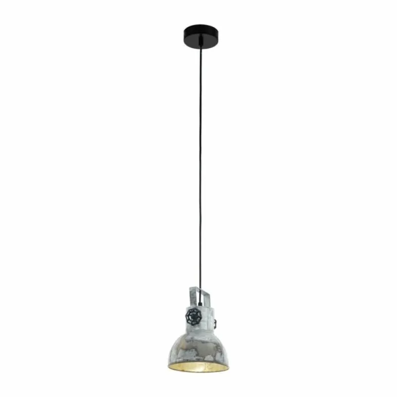 Lampes Vintages & Rétros-Luminaires Eglo Suspension Eglo BARNSTAPLE Noir, 1 lumière