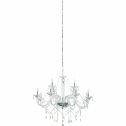 Luminaires Eglo Suspension Eglo BASILANO Chrome, 12 lumières