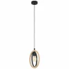 Lampes Industrielles-Luminaires Eglo Suspension Eglo BASILDON Brun, Noir, 1 lumière