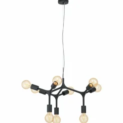 Luminaires Eglo Suspension EGLO BOCADELLA Noir, 9 lumières* Suspensions