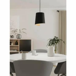 Luminaires Eglo Suspension Eglo BOLIVIA Noir, 1 lumière* Suspensions