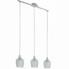 Luminaires Eglo Suspension Eglo BONARES 1 Chrome, 3 lumières* Suspensions