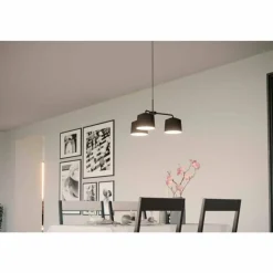 Luminaires Eglo Suspension Eglo CAGUANES Noir, Blanc, 3 lumières* Suspensions