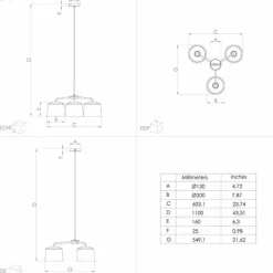 Luminaires Eglo Suspension Eglo CAGUANES Noir, Blanc, 3 lumières* Suspensions