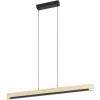 Lampes En Bois-Luminaires Eglo Suspension Eglo CAMACHO LED Brun, Noir, 1 lumière