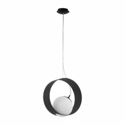 Luminaires Eglo Suspension EGLO CAMARGO Noir, 1 lumière