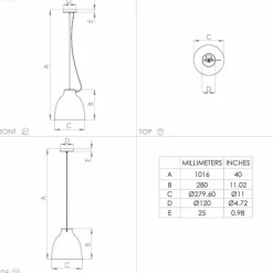 Luminaires Eglo Suspension Eglo CAMASCA Noir, 1 lumière* Suspensions