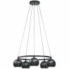 Luminaires Eglo Suspension EGLO CANTALLOPS Noir, 5 lumières* Suspensions