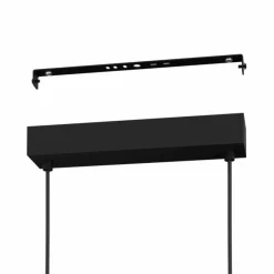 Luminaires Eglo Suspension Eglo CARANACOA LED Noir, 3 lumières* Éclairage Led