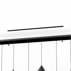 Lampes Industrielles-Luminaires Eglo Suspension Eglo CARLTON Cuivre, Noir, 6 lumières