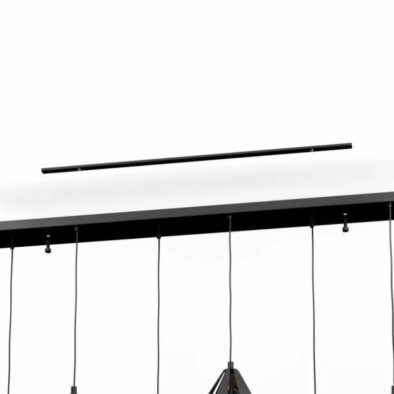 Lampes Industrielles-Luminaires Eglo Suspension Eglo CARLTON Cuivre, Noir, 6 lumières