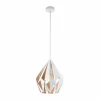 Lampes Dorées-Luminaires Eglo Suspension Eglo CARLTON Or, Rose, Blanc, 1 lumière