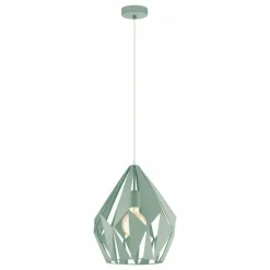 Lampes Vintages & Rétros-Luminaires Eglo Suspension Eglo CARLTON-P Vert, 1 lumière