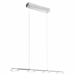 Luminaires Eglo Suspension Eglo CARTAMA LED Chrome, 4 lumières* Éclairage Led