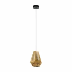 Lampes Industrielles-Luminaires Eglo Suspension EGLO CHIAVICA Laiton, 1 lumière