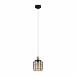 Luminaires Eglo Suspension Eglo CHISLE Bruni, Noir, 1 lumière