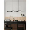 Luminaires Eglo Suspension Eglo CLAVELLINA LED Noir, 6 lumières* Éclairage Led