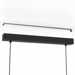 Luminaires Eglo Suspension Eglo CLAVELLINA LED Noir, 6 lumières* Éclairage Led