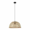 Style Boho-Chic-Luminaires Eglo Suspension EGLO CLAVERDON Noir, 1 lumière