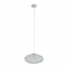 Luminaires Eglo Suspension Eglo CLEMENTE Chrome, Aspect cristal, 1 lumière* Suspensions