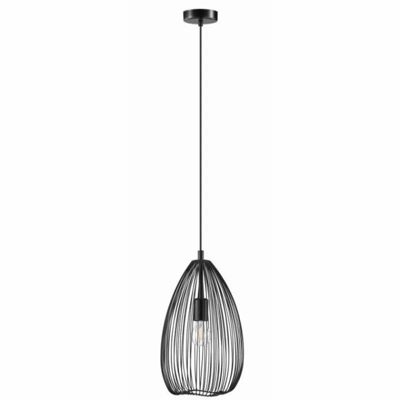Luminaires Eglo Suspension Eglo CLEVEDON Noir, 1 lumière* Suspensions