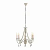 Luminaires Antiques-Luminaires Eglo Suspension Eglo COLCHESTER Beige, Gris, 6 lumières