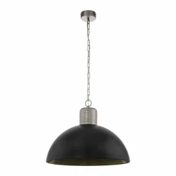 Lampes Industrielles-Luminaires Eglo Suspension EGLO COLDRIDGE Gris, 1 lumière