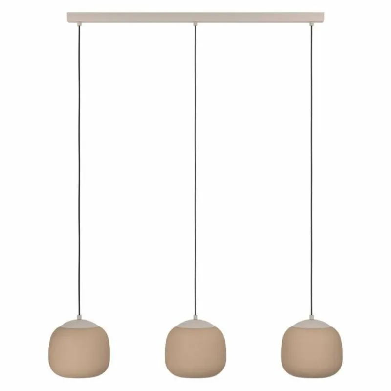 Luminaires Eglo Suspension Eglo COMINIO Taupe, 3 lumières