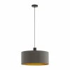 Lampes En Tissu-Luminaires Eglo Suspension Eglo CONCESSA Brun, 1 lumière