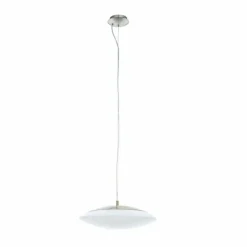 Luminaires Eglo Suspension Eglo CONNECT FRATTINA-C LED Nickel mat, 1 lumière, Changeur de couleurs