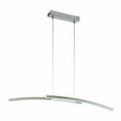 Luminaires Eglo Suspension Eglo CONNECT FRAIOLI-C LED Nickel mat, 2 lumières, Changeur de couleurs