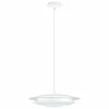 Luminaires Eglo Suspension EGLO connect MONEVA-C LED Blanc, 1 lumière, Changeur de couleurs