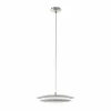 Luminaires Eglo Suspension EGLO connect MONEVA-C LED Nickel mat, 1 lumière, Changeur de couleurs
